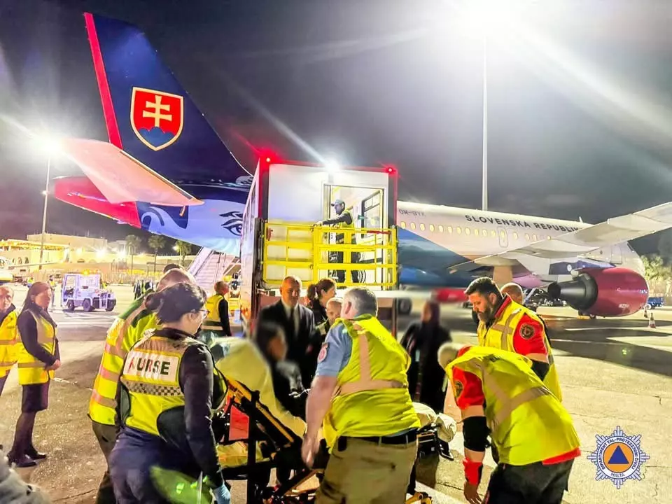 Four Palestinian children arrive in Malta for medical treatment Four Palestinian children arrive in Malta for medical treatment