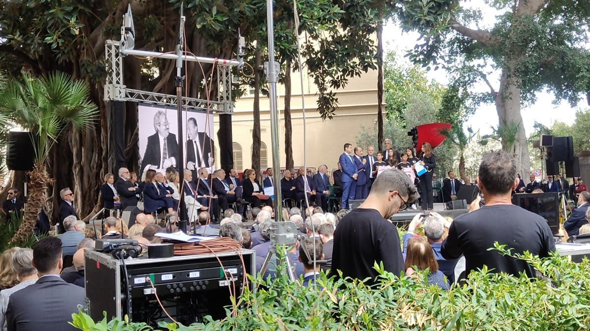 Maltese activist Aquilina pays tribute to Giovanni Falcone in Palermo