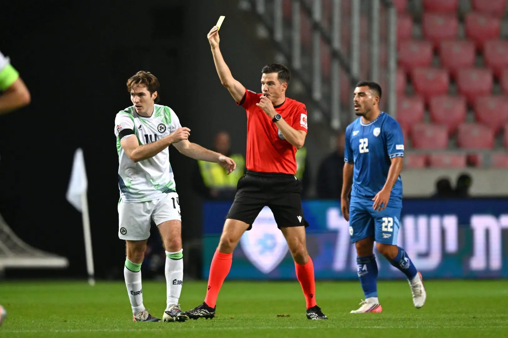 UEFA opens investigation into alleged spitting incident during Ireland vs. Israel match UEFA opens investigation into alleged spitting incident during Ireland vs. Israel match